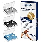 Hionfurt Motion Sickness Bands Anti Nausea Wristband for Adult and Kids Morning Sickness Relief for Pregnant Women Acupressure Nausea Relief for Car, Sea, Air Sickness - 3 Pairs Grey, Black, Blue