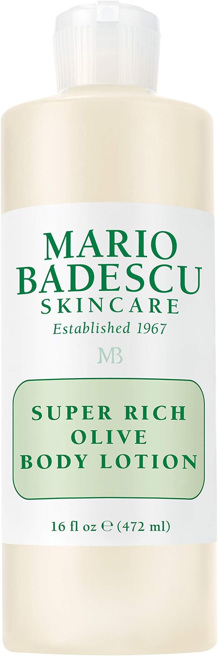 Super Rich Olive Body Lotion for Dry Skin, Non-Greasy and Creamy Skin Care Moisturizer Infused with Olive Oil, Ideal for All Skin Types, 16 Fl Oz