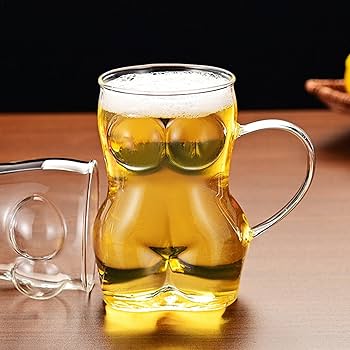 ボヘミアガラス　ビールを持つ主人 ビールジョッキーを持つ人形 ボヘミアガラス ビールを持つ主人 ビールジョッキーを持つ人形