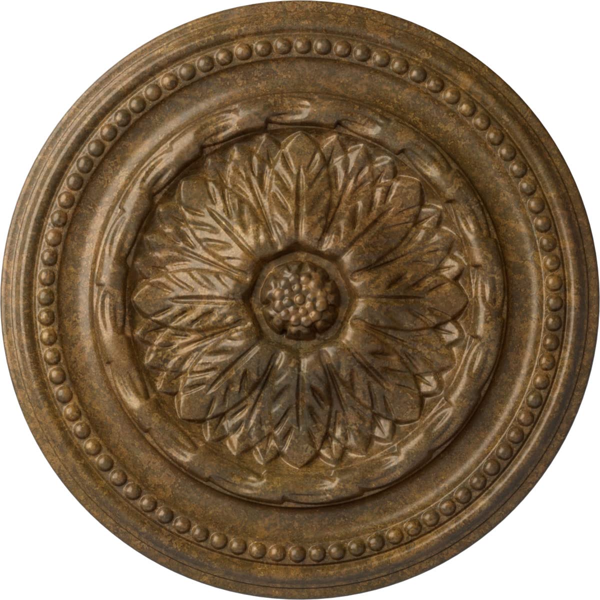 Ekena Millwork CM15CHRZS 15 3/4"OD x 1 7/8"P Chester Ceiling Medallion, Rubbed Bronze