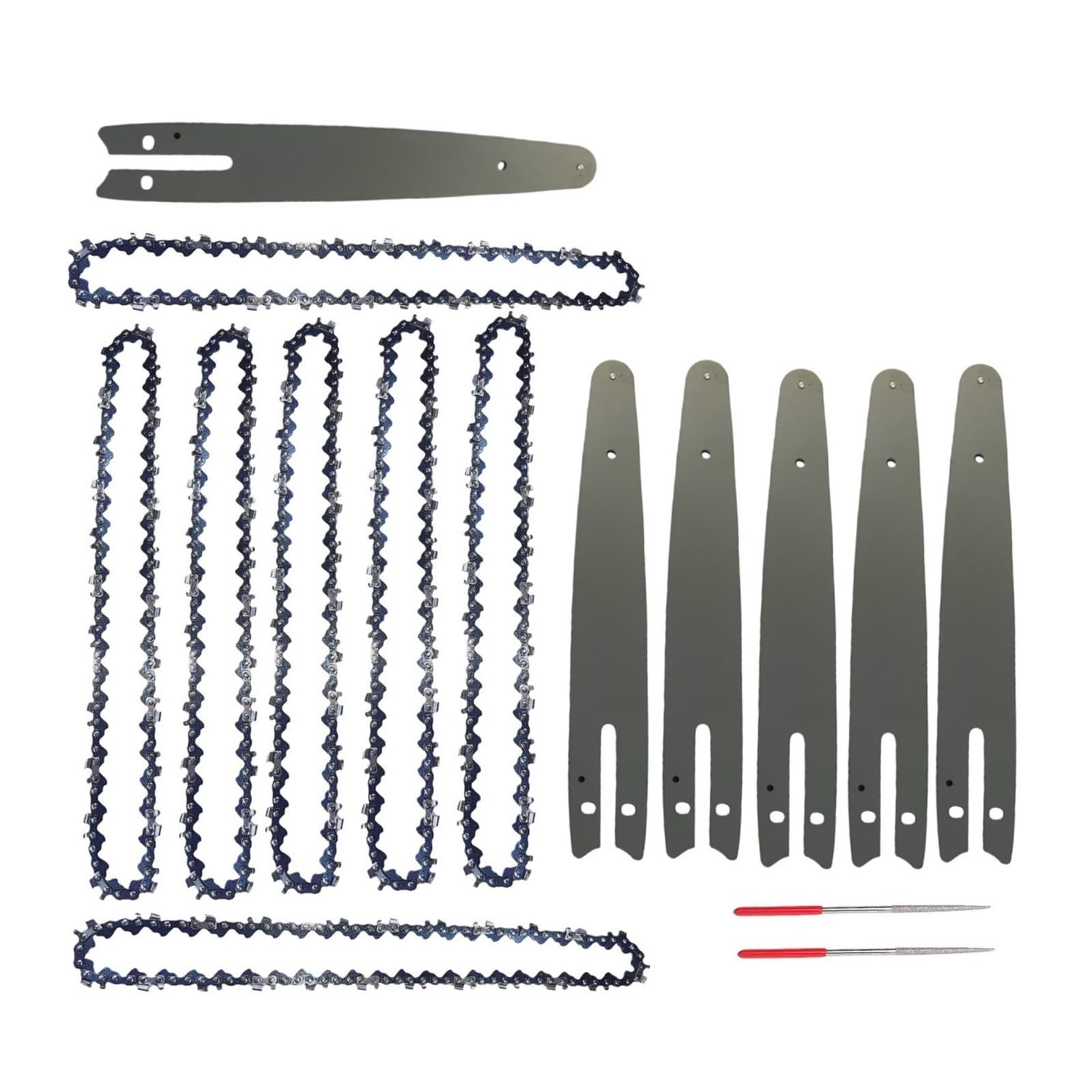 Cadena de repuesto de acero for motosierra de 8 pulgadas, 45 eslabones, cuchillas eléctricas, accesorio