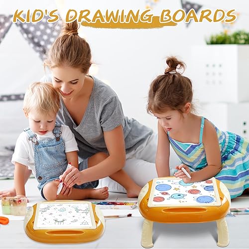 Vista 14 de Juguetes para niños de 1 a 2 años, juguete para niños pequeños con letras y números magnéticos, juguetes educativos y de aprendizaje para niños de 1