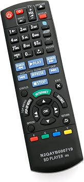 N2QAYB000719 استبدال جهاز التحكم عن بعد لقرص Blu-ray من باناسونيك DMP-BDT220 DMP-BDT120 DMP-BDT220CP DMPBDT220 DMPBDT120 DMPBDT220CP