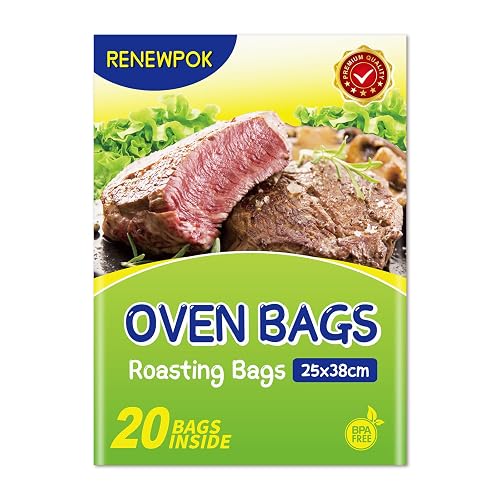 Roasting Bags for Oven with Ties for Roasting Chicken, Meat