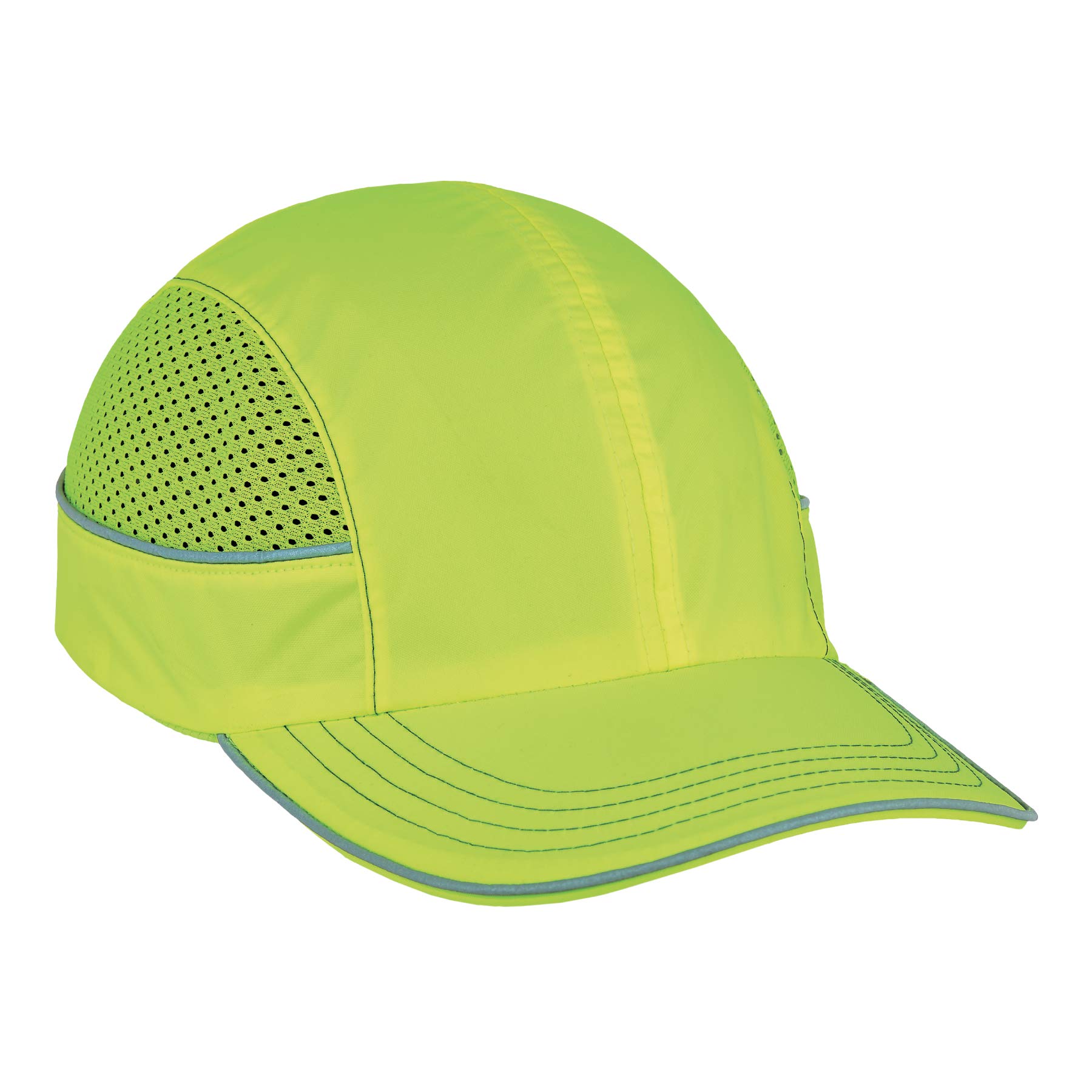Ergodyne Safety Bump Cap, Baseball Hat Style, Comfortable Head Protection, Long Brim, Skullerz 8950, Lime