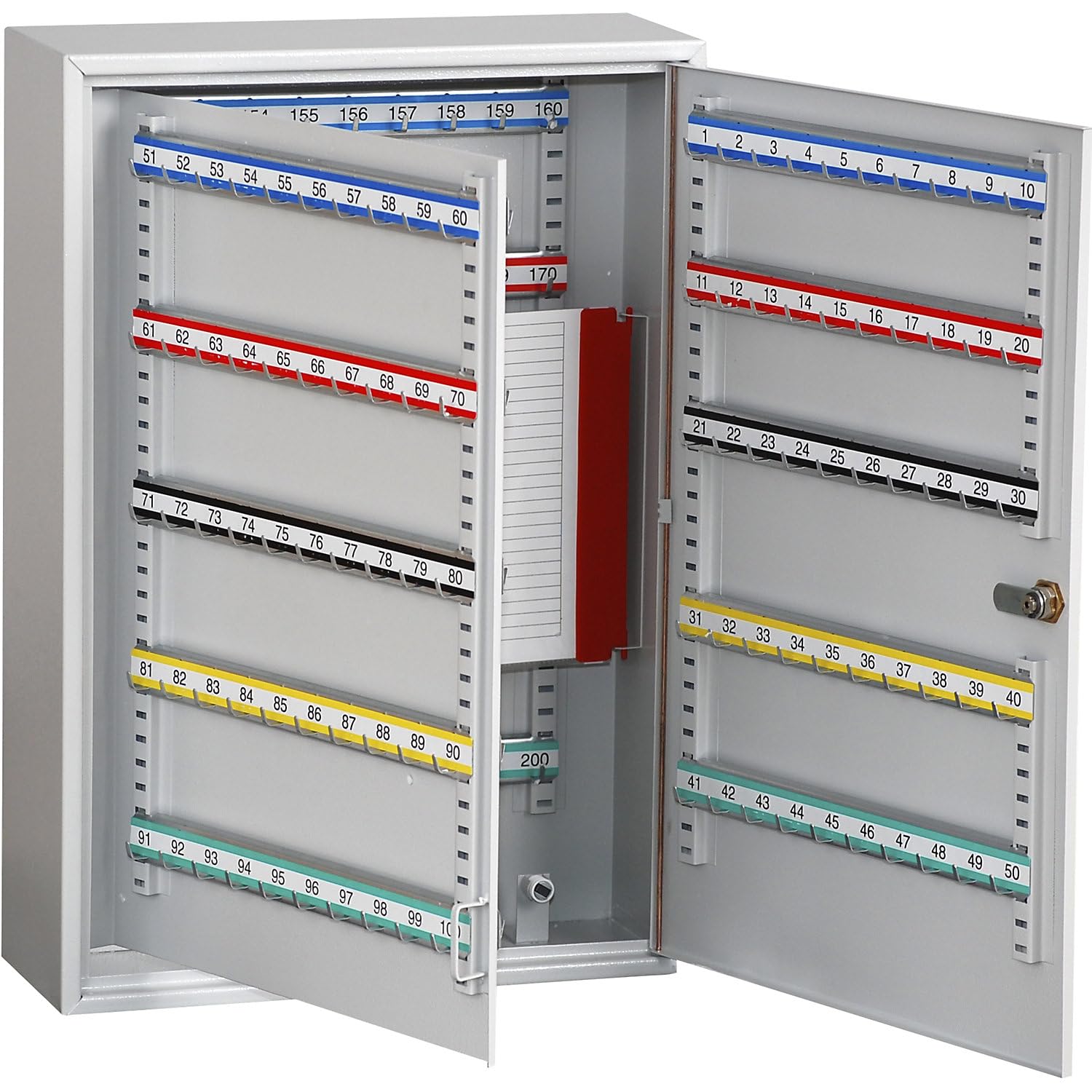 Armario para Llaves ISS 05001 Regensburg150 de pared con 150 ganchos y cerradura