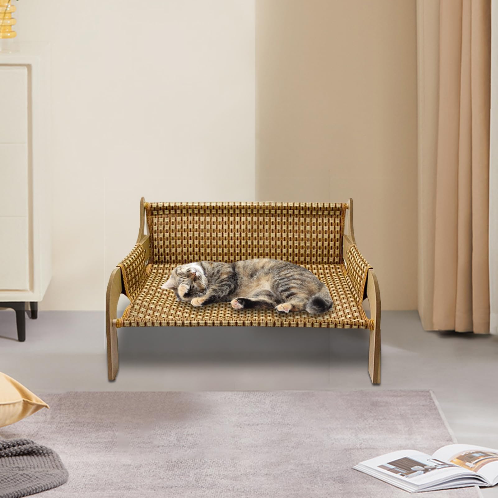 Hámaca para, Cama para Perros y Colchoneta Sofá, Transpirable con Efecto Enfriamiento, Sofá para Perros, para y Pequeños en Verano, Uso En