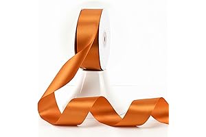 MEEDEE Orange Satin Ribbon: Christmas and Beyond