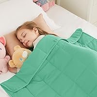 Vista 39 de HOSUKKO Manta con peso, manta pesada gris de 3 libras, manta transpirable (36 x 48 pulgadas, 3 libras)