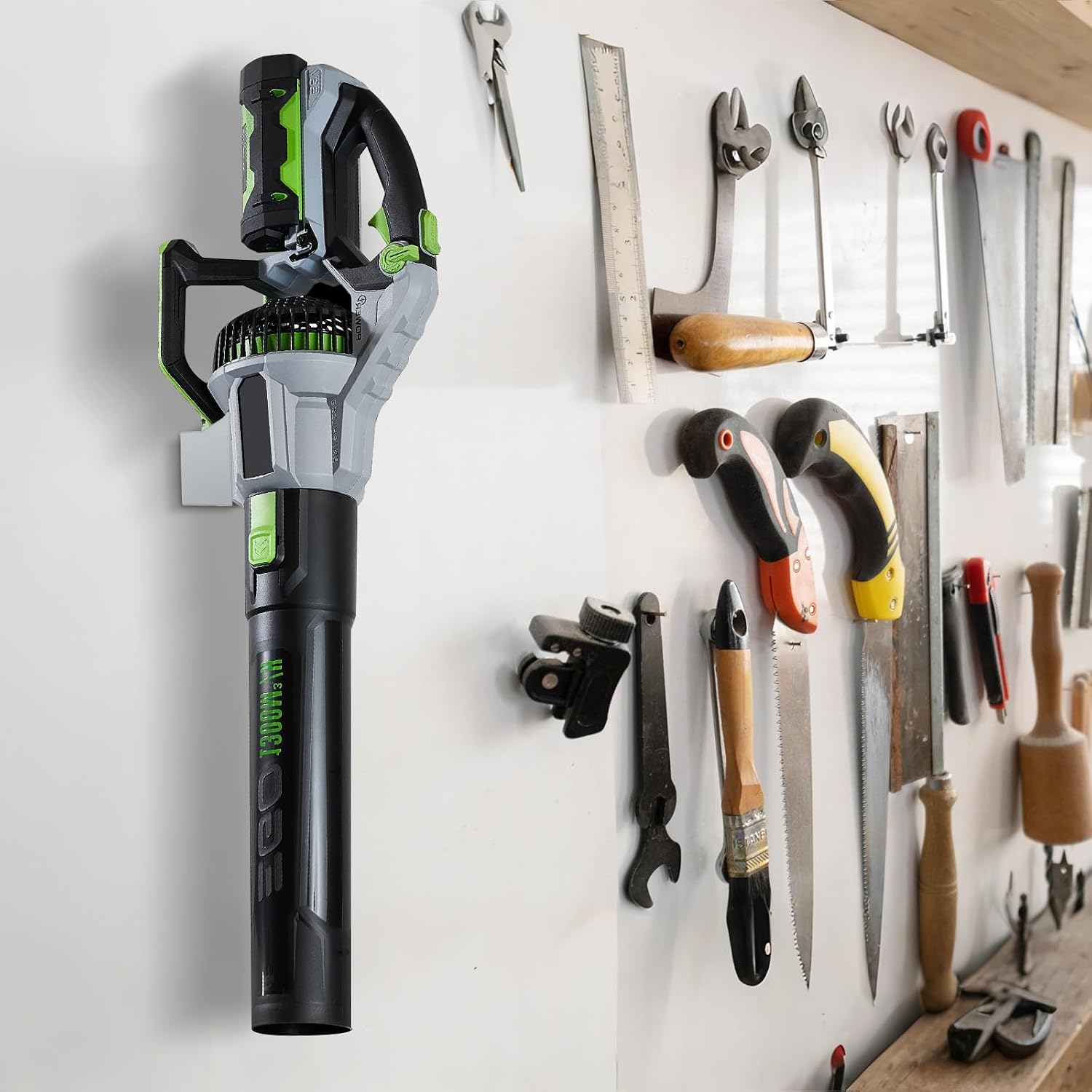 Leaf Blower Wall Mount Holder Compatible with EGO 765 CFM Power+ LB7654 & LB7650 Leaf Blower, Wall Mount Holder Bracket for Leaf Blower Storage image 3