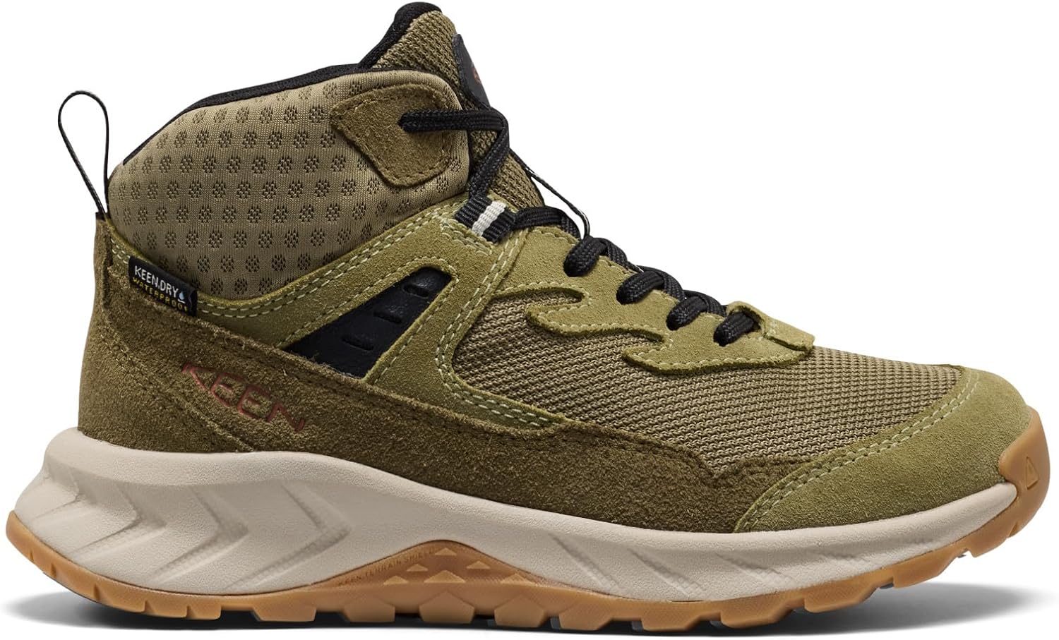 KEEN Kids' Hightrail Mid Height Durable Lightweight Breathable Waterproof