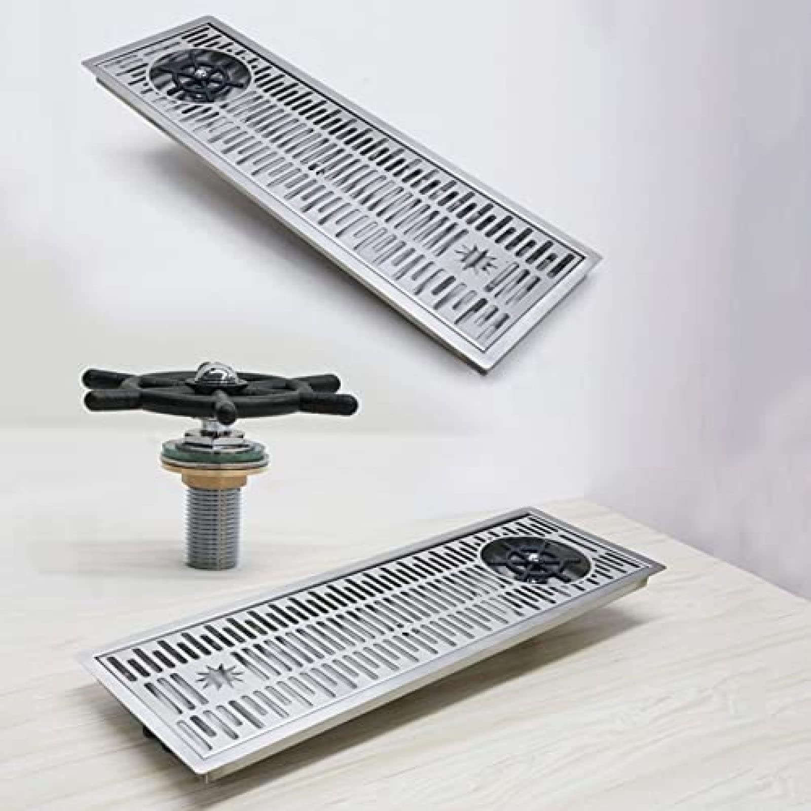 Genérico Lavavasos De Acero Inoxidable 304 con Limpieza Automática por | Con Escurridor, 42x22 Cm, Apto Para Cocinas De Bar (63*22 cm)