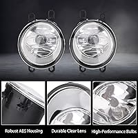Vista 5 de Conjunto de luz antiniebla compatible con Toyota Venza Camry Corolla RAV4 Yaris Prius Highlander Avalon Matrix Solara 2006-2013 para Lexus GS350
