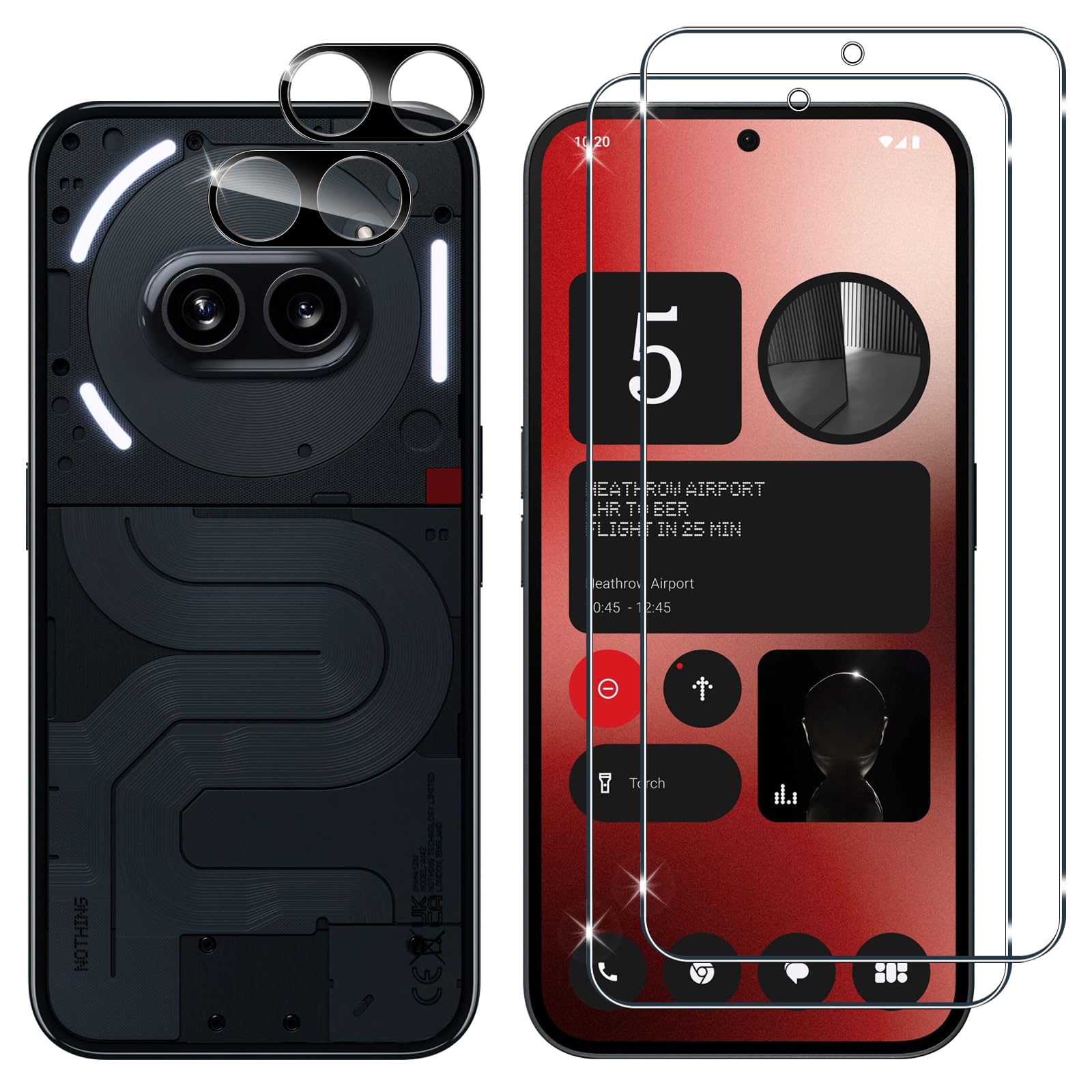 Techsuit - 111D Full Cover / Full Glue Glass - Nothing CMF Phone 2 Pro - Black - Foto 2
