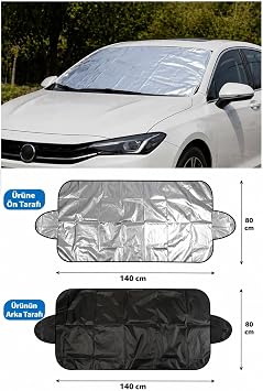 Araba Güneşlik Oto Güneşliği Araba Araç İçi Güneşlik Araç için Ön Cam Güneşliği 140-80 cm