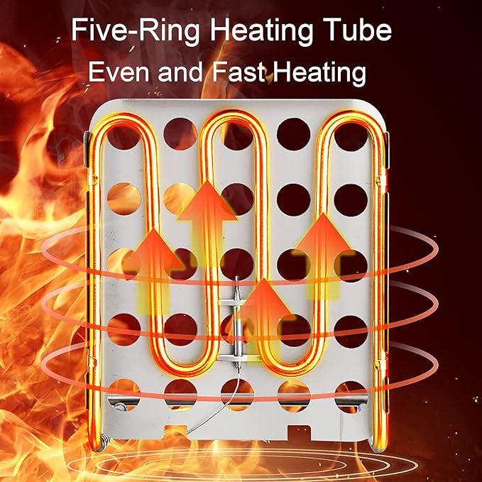 Sartén Eléctrico Comercial 10L 2500W Acero Inoxidable Control Temperatura miniatura 4