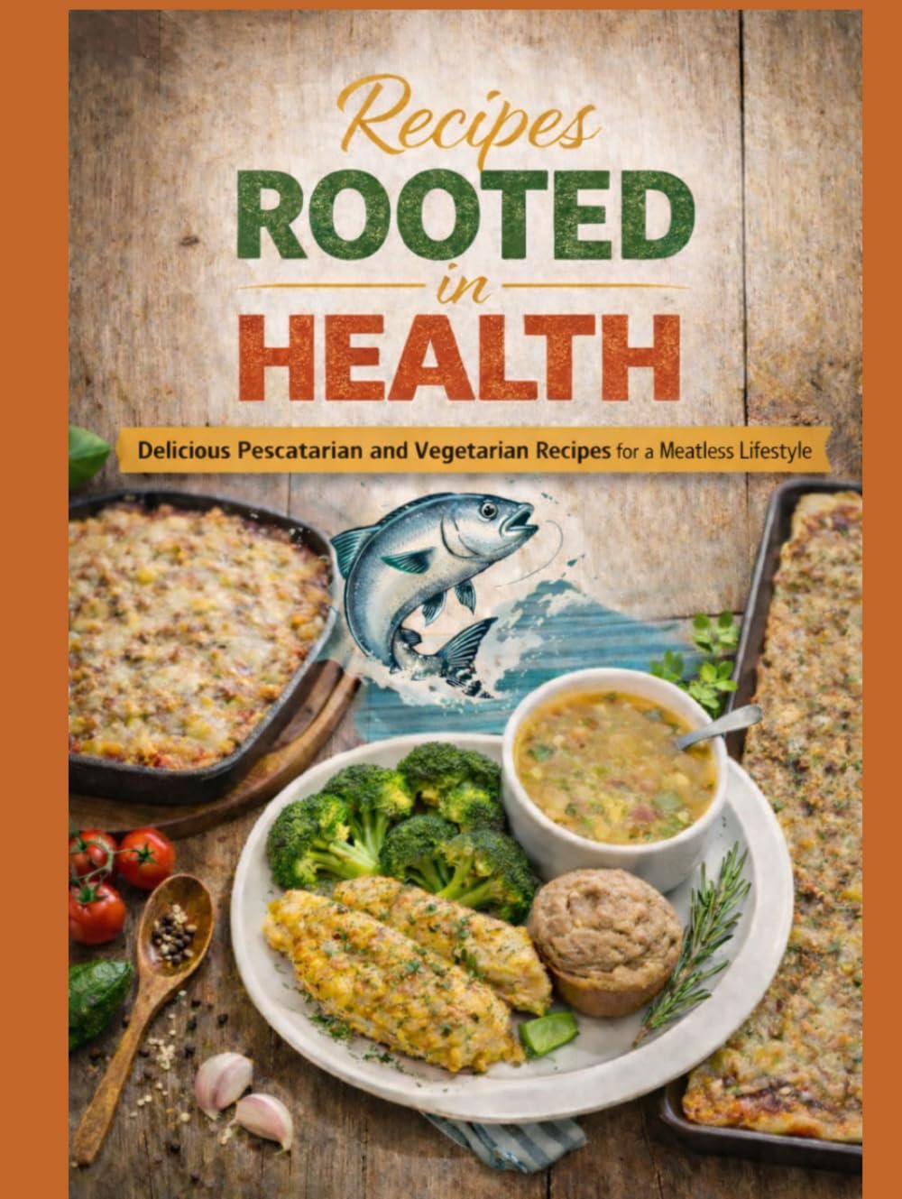 Recipes Rooted in Health: Pescatarian and Vegetarian Recipes for a Meatless Lifestyle