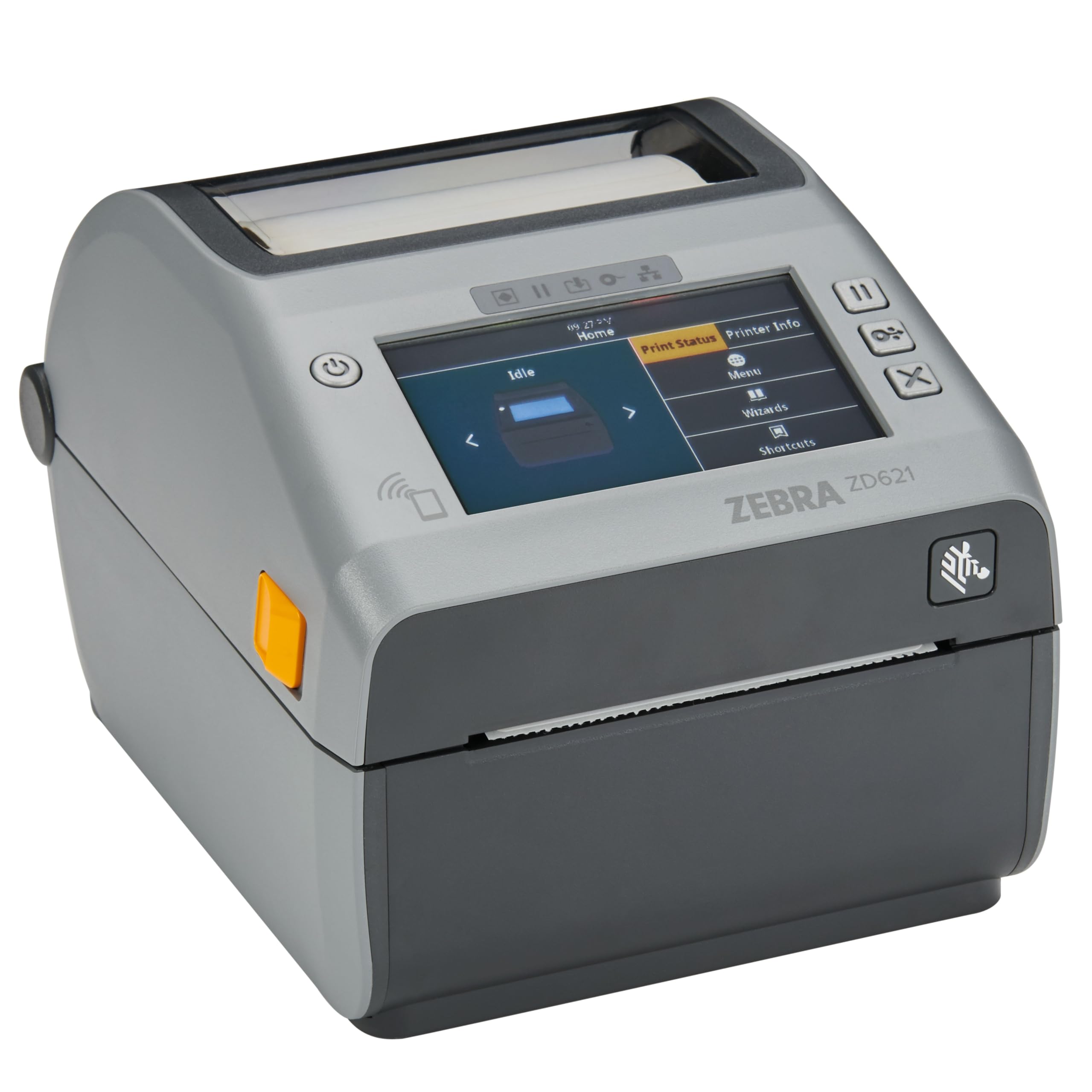 ZEBRA ZD621 Thermal Shipping Label Printer 4"| 203 DPI | No Ink Required | 4x6 | USB, Serial, Ethernet, Tap to Print NFC | Color LCD | 2 Year Warranty | UPS/USPS/FedEx | Direct Thermal