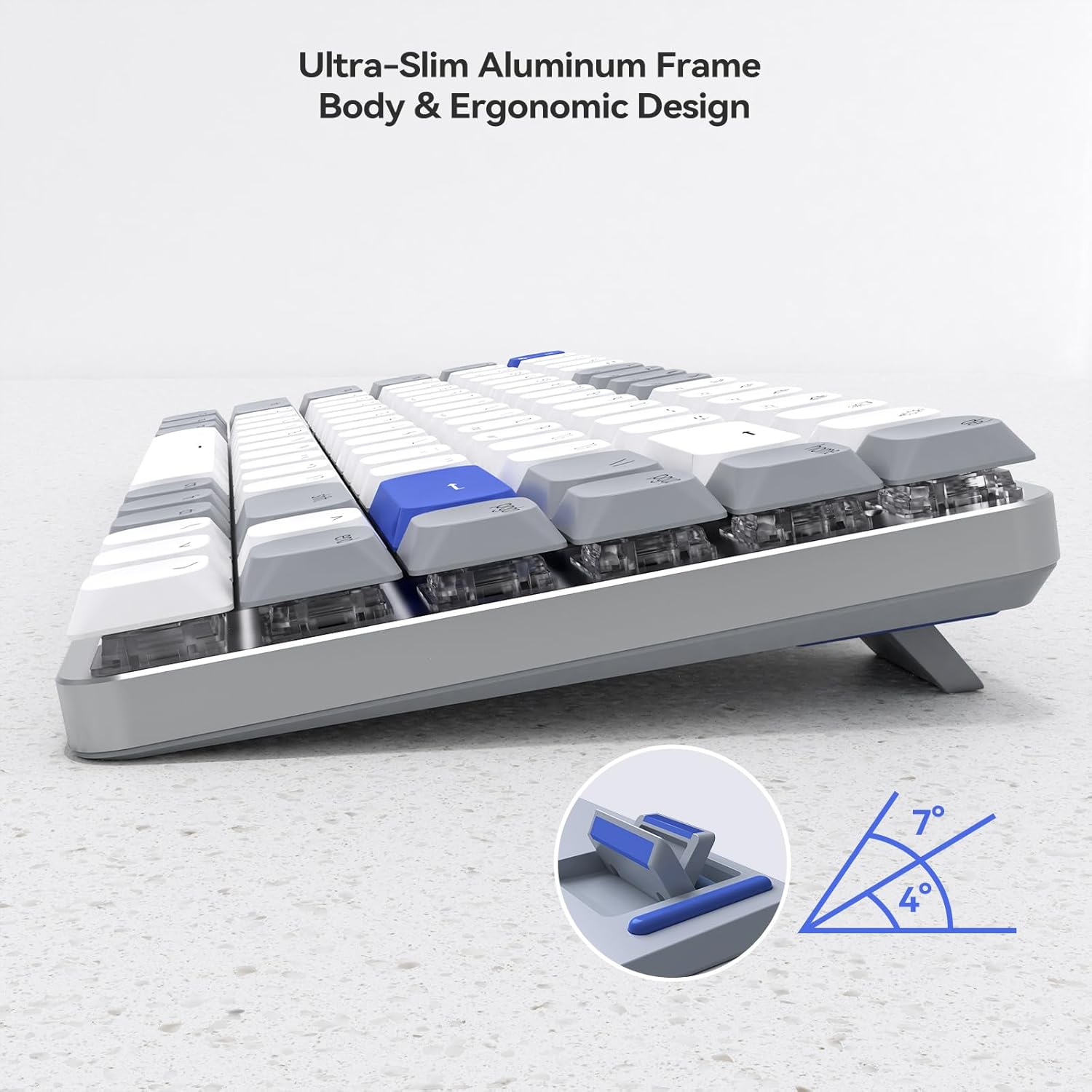 AUSDOM Airkey84 Ergonomic Design