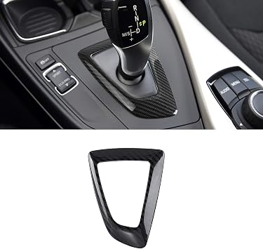 Carbon Fiber Gear Panel Decoration Automotive Shift Box Cover