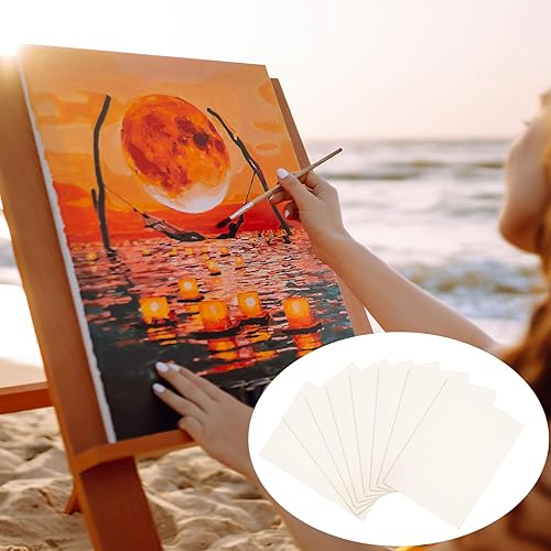 Miniatura 4 de Outus 500 hojas de papel de acuarela a granel blanco prensado en frío papel de algodón pintura dibujo dedo pintura boceto arte manualidades para