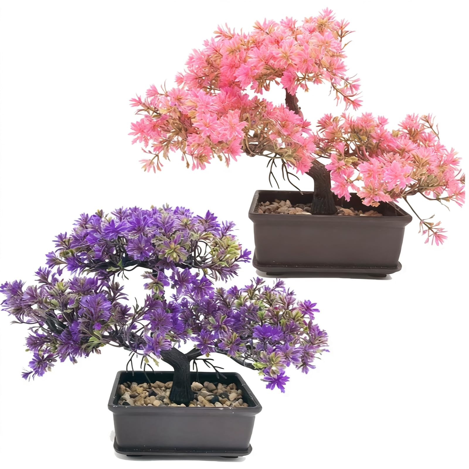 TUXCAXI Fake Bonsai Tree Bathroom Decor Enhances Atmosphere Providing Unique Indoor Experience Good Luck And Relaxation Often