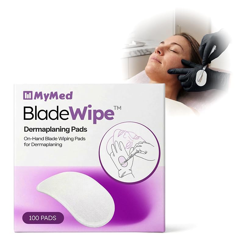 Panos adesivos para lâmina de dermaplaning MyMed, material texturizado, 100 unidades