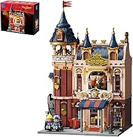 PANTASY Toy Shop Building Set for Adults - Nostalgic Modular Architecture Kit with Rotating Stage, Retro Arcade & Exclusive Minifigures