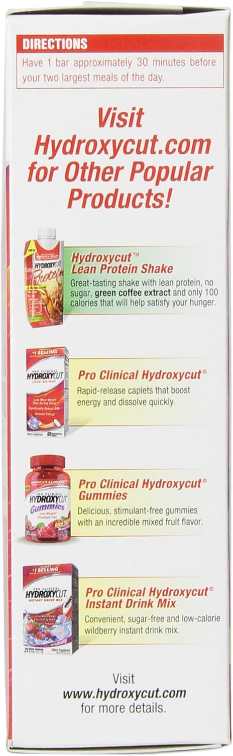 Hydroxycut Lean Protein Bars, Chocolate Fudge, 5 Count - 1.7oz Bars