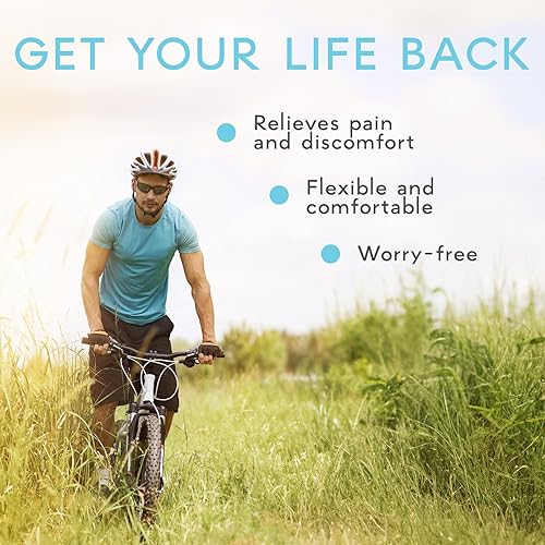 Miniatura 2 de Adamson Cinturón de soporte de hernia inguinal para hombres que se adapta al lado izquierdo o derecho I post cirugía hombres y mujeres armadura de