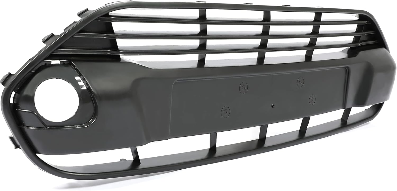 HECASA Front Bumper Upper Grille Compatible with 2014-2018 Ford Transit Connect Grill Replacement for FO1036172C DT1Z17E810B FO1036172 Plastic Black