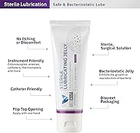 Vista 2 de Medcosa Lubricante estéril – Lubricante quirúrgico – Lubricante médico – para piercing corporal – Jalea lubricante a base de agua (2.9 onzas) tubo