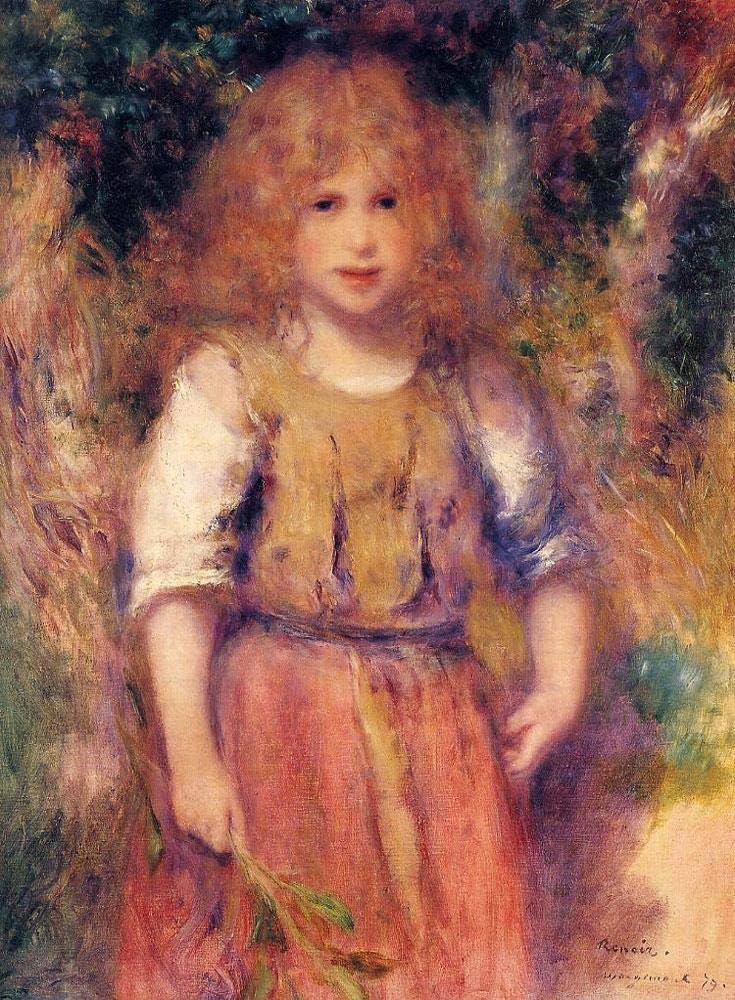 Amazon.co.jp: 絵画ジプシーの少女ピエール オーギュスト