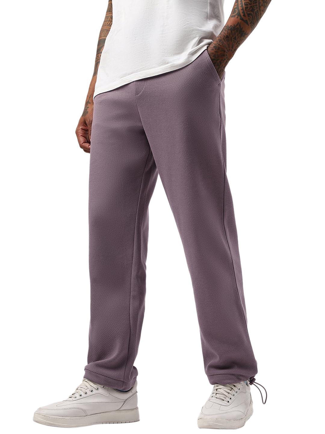 Bewakoof Men’s Cotton Oversized Fit Pant|Bewakoof Heavy Duty® 1.0 | Track pants for man | Lower for man | Trouser for men | Baggy trackpants for men | Multipurpose | Mens Lower Activewear | Utility Pockets | Lightweight & Flexible Elastic Waist | Casual Joggers | Loose Fit