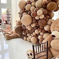 Vista 107 de PartyWoo Nude Balloons 100pcs 12 Inch Apricot Boho Fall Neutral Latex Helium Balloons for Graduation Wedding Anniversary Birthday Boy Baby Shower