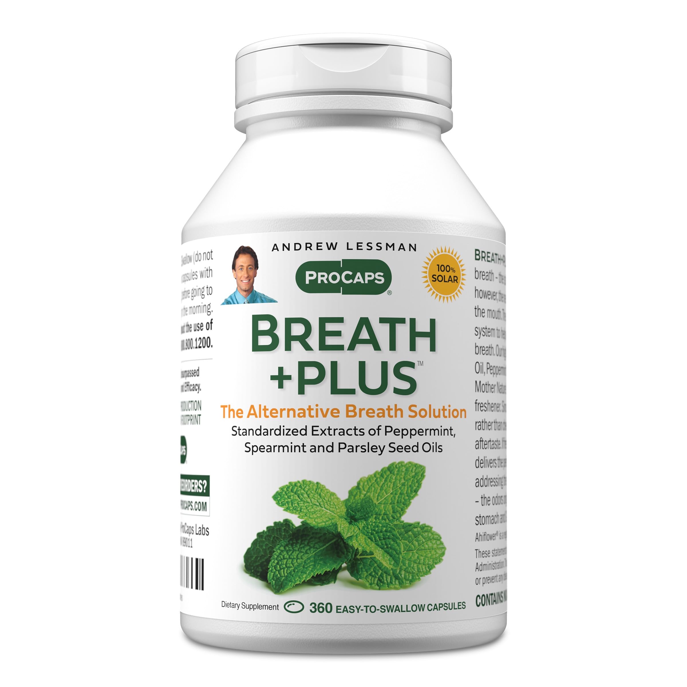 Amazon.com: ANDREW LESSMAN Breath Plus 360 Softgels - Natural