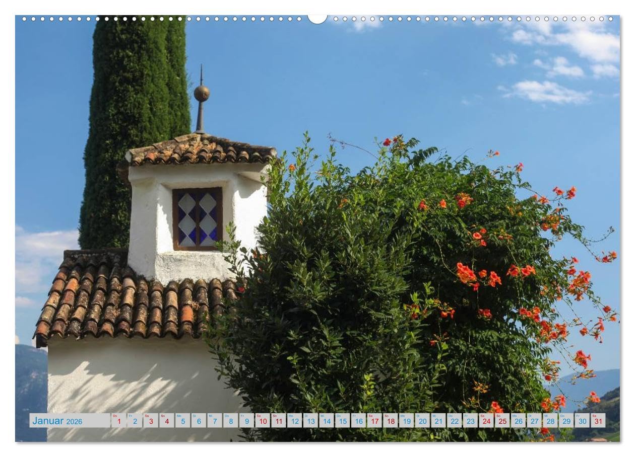 Schönes Südtirol (Wandkalender 2026 DIN A2 quer), CALVENDO Monatskalender: Stimmungsvolle Farbfotografien aus Südtirol. (CALVENDO Orte)