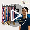 Image of NAITIK CREATION Personalized Medal Hangers for Wall Display - Customised Sports Medal Holder with Custom Name, Holds Up to 65 Medals, Black Glossy Finish