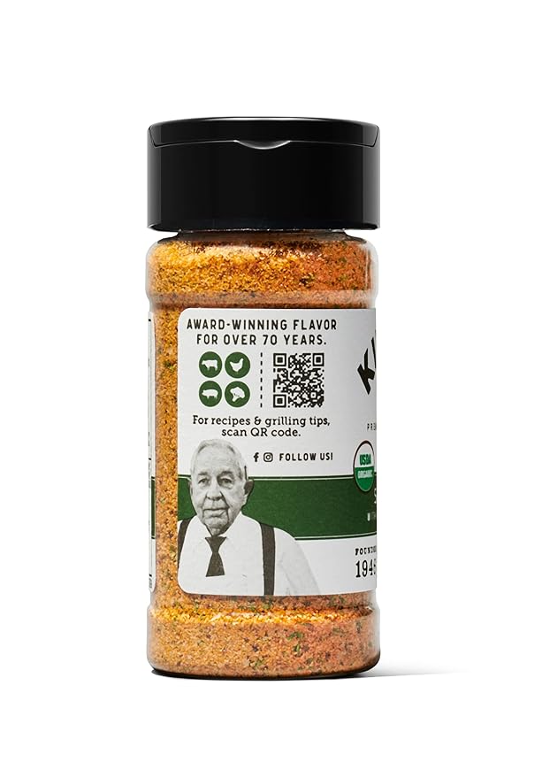 Sazonador Kinder's Organic Santa Maria Rub (Pimienta Negra y Hierbas) 2.6 oz miniatura 2