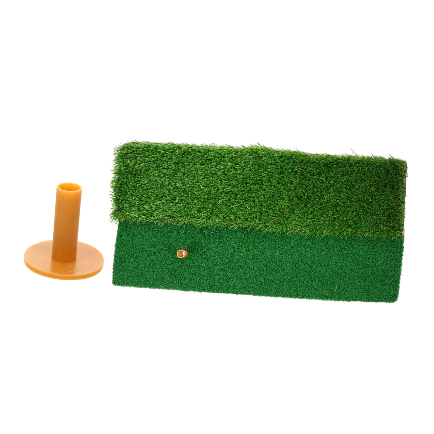 BRIGHTFUFU Golfing Training Mat Tee Set Real Hitting Surface Portable Golfing Pad for Home Yard or Course Practice