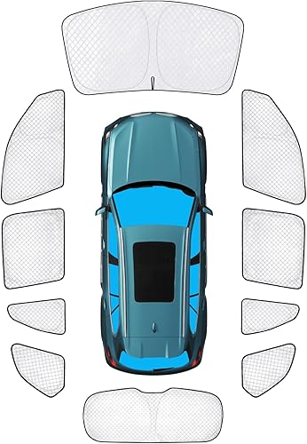 Miniatura 123 de KMF - Parasol de repuesto para parabrisas, cubierta para ventana lateral y trasera, cubierta protectora para visor, para campamento, bebé, bloqueo