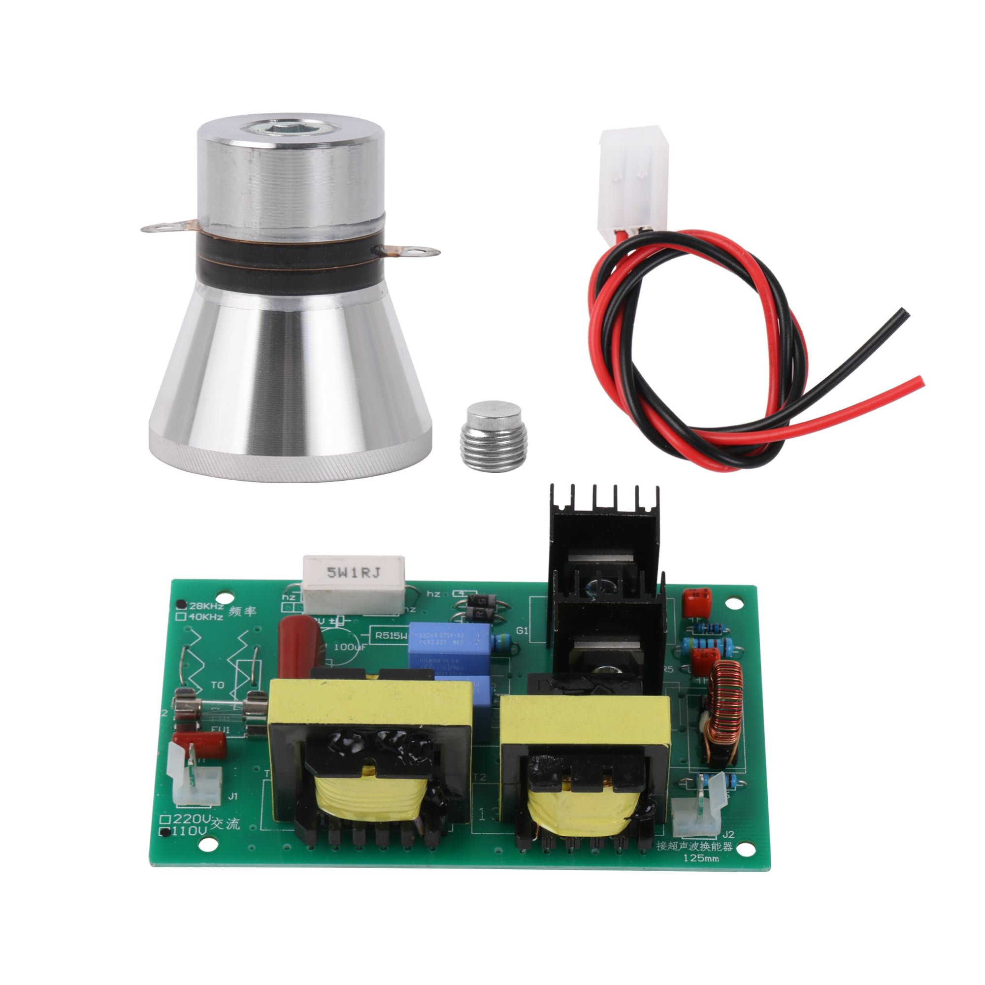 Transducteur 28K 100W et carte pilote AC 110V pour résoudre les pertes de puissance de nettoyage