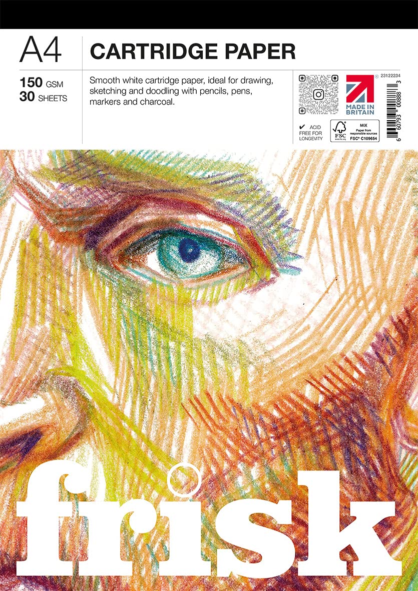 Frisk Cartridge Drawing Paper Pad 150gsm A4