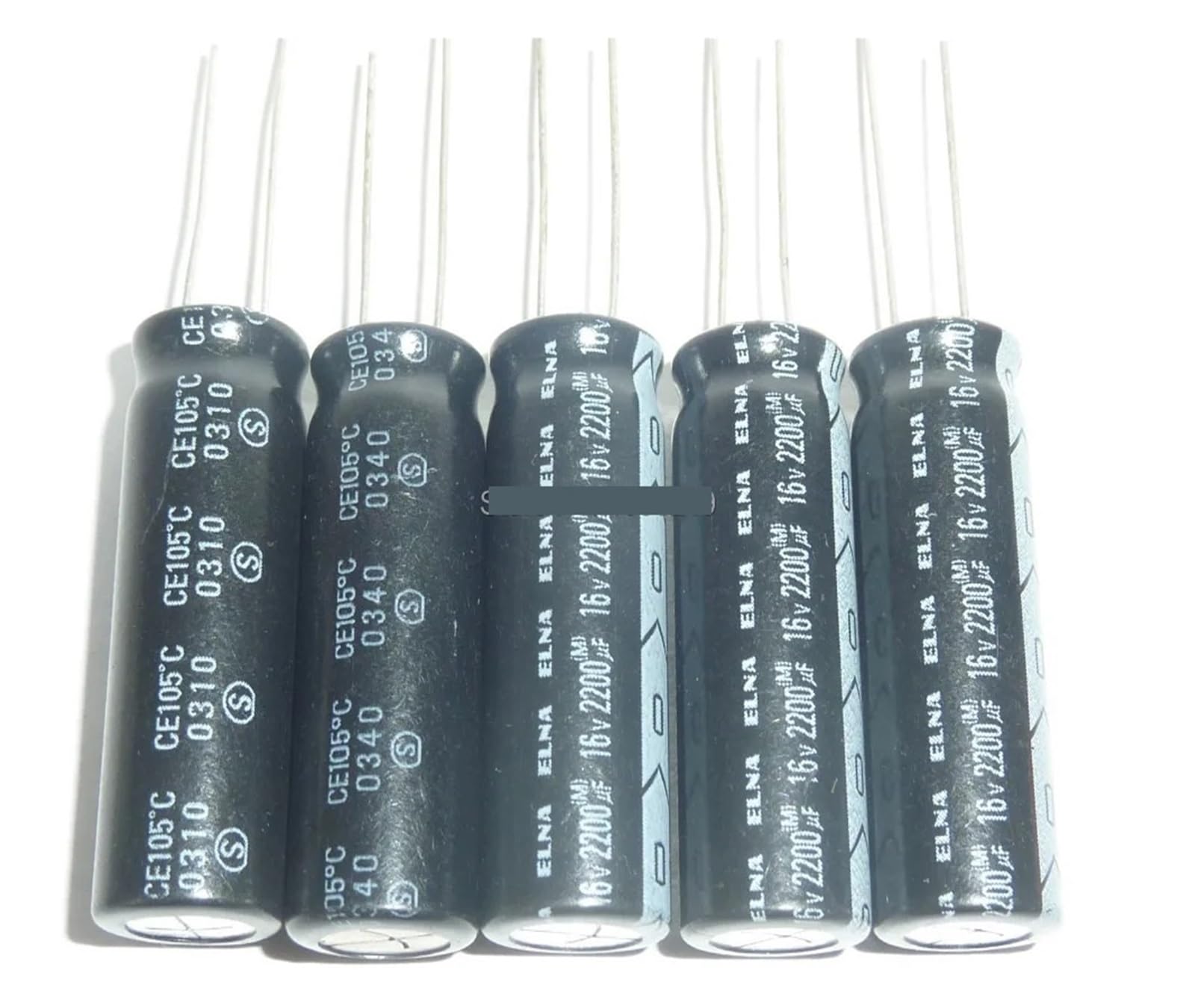 ICXLPMC 50pcs 2200uF 16V 10x30mm TOP 16V2200uF Aluminum Electrolytic capacitor