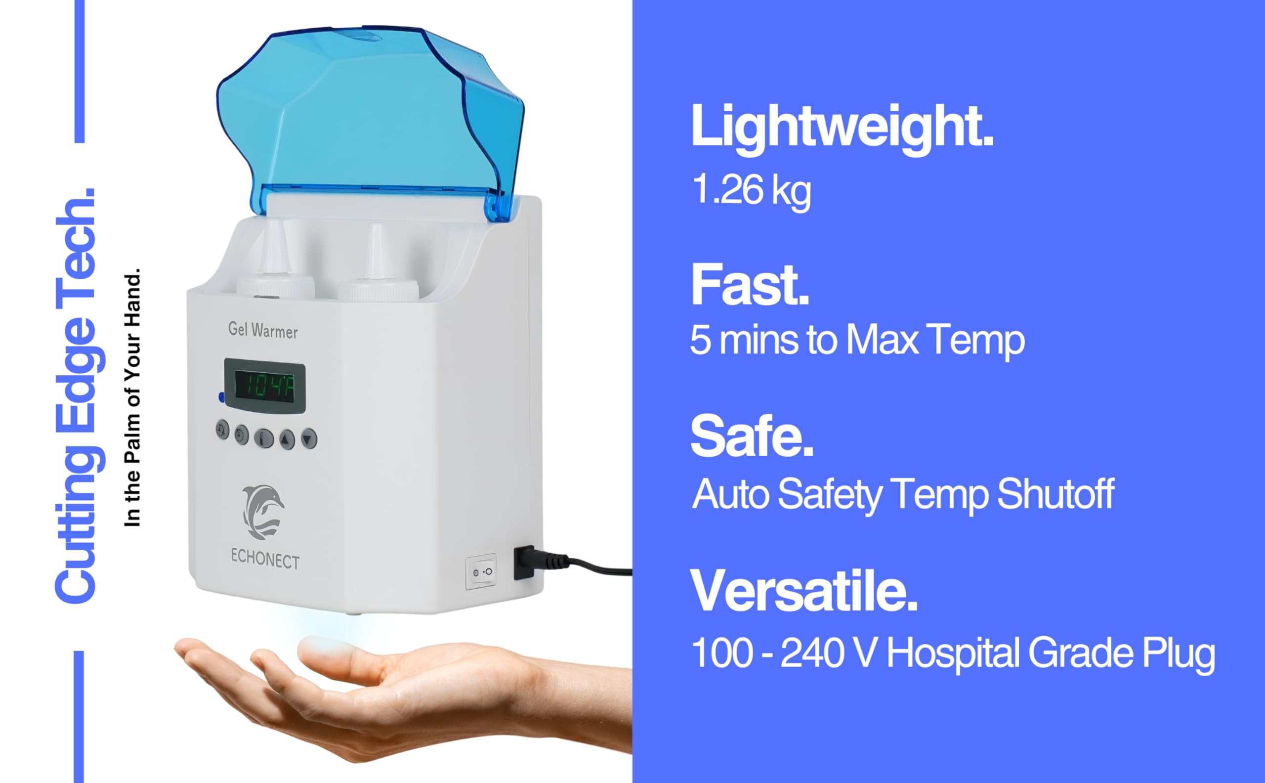 Amazon.com: Premium Digital 2-Bottle Gel Warmer, Ultrasound Gel