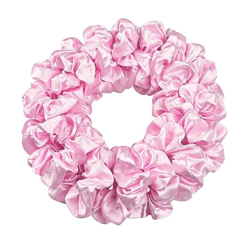 Vista 123 de Scrunchies - Bandas elásticas para el cabello, bandas elásticas para el cabello, paquete de accesorios neutros para el cabello, para mujeres y niñas