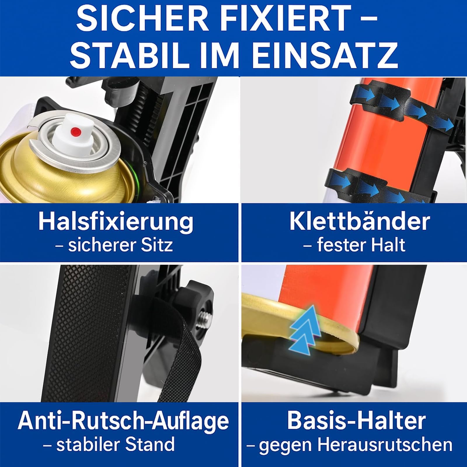 Sprühdosen-Verlängerung 3,2 m Teleskopstange – Einstellbare Spraydosen-Verlängerung mit Sprühdosenhalter für Wespenspray & Wespenschaum, Über-Kopf-Sprühen ohne Leiter, inkl. Handschuhe