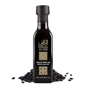 AlArd Organic Black Seed Oil, Cold Pressed & Unrefined Cumin 100mL/3.38fl