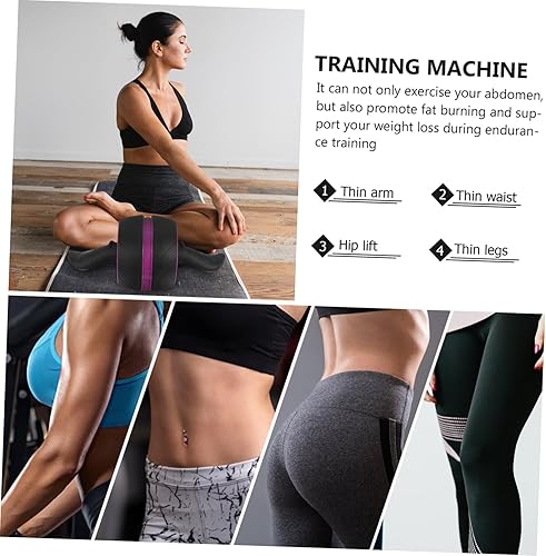 Miniatura 8 de Rueda de rodillo abdominal con asas ergonómicas y núcleo de alfombrilla extra, rueda de entrenamiento para gimnasio en casa, adecuada para