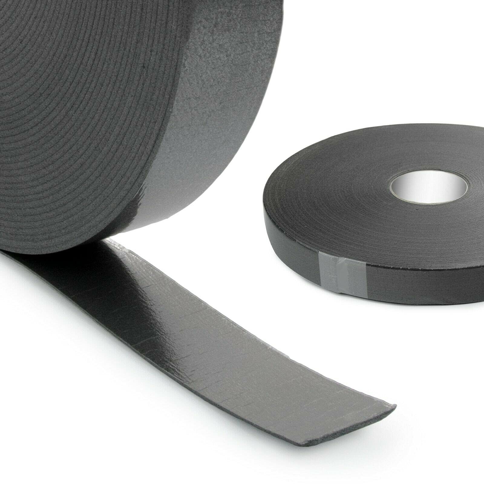 DQ-PP Cinta selladora para uñas, 60 mm x 3 mm, 2 rollos (60 metros), cinta de separación, cinta grapadora, cinta selladora, autoadhesiva, cinta de clavo, perfil de soporte, espuma de polietileno